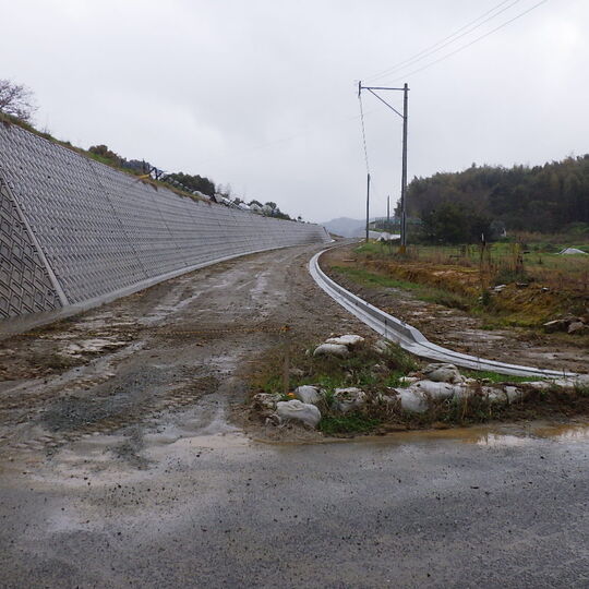 画像1445：造成工事　道路・側溝　完成